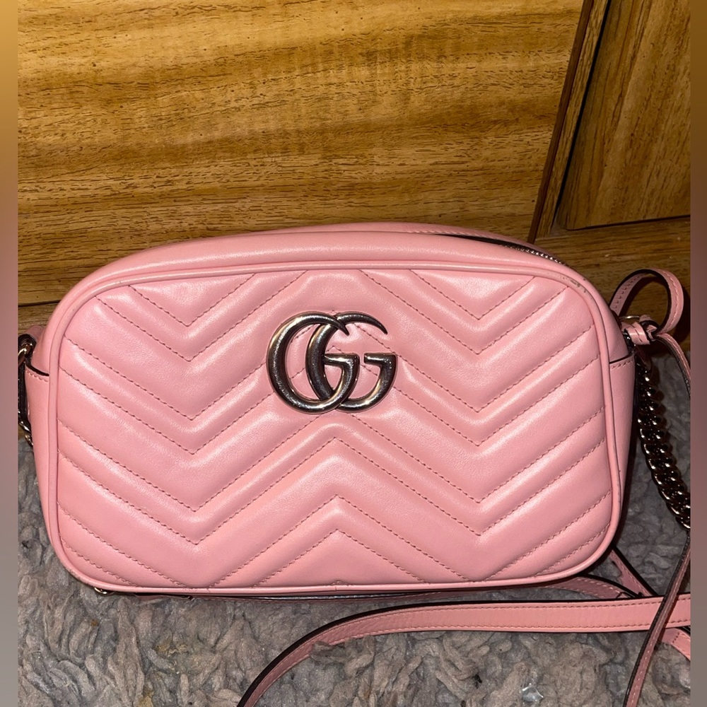 Gucci GG Authentic Pink Marmont Bag